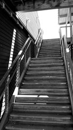 Low angle view of stairs