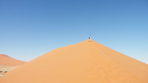 Low angle view of a desert