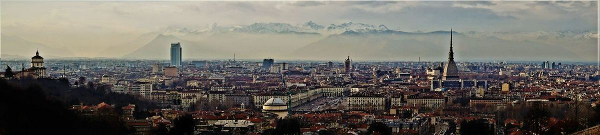 Aerial view of city