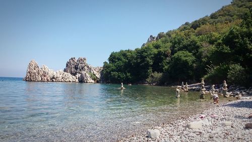 Beach against sky