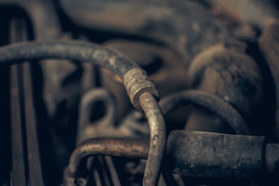 Close-up of rusty metal