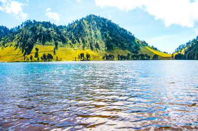 Ranu kumbolo is a lake located within the bromo tengger semeru national park, east java, indonesia.