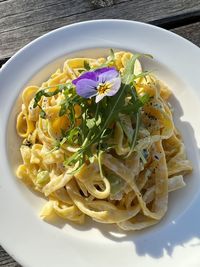 Close-up of food in plate