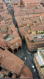 High angle view of cityscape
