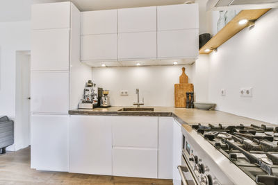 Man working in kitchen