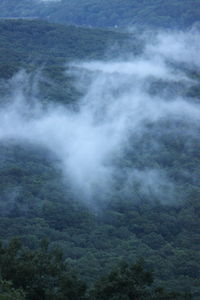 High angle view of volcanic landscape