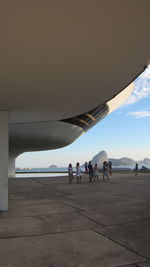 People at niemeyer museum of contemporary arts