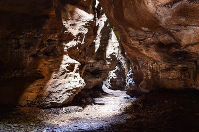 Stream flowing through rocks