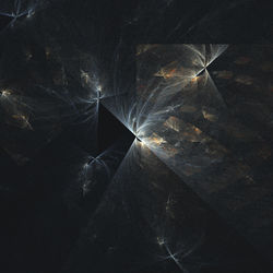 Digital composite image of light painting