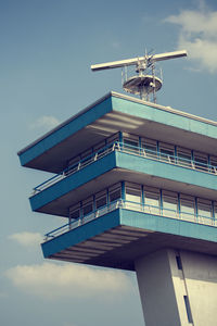 Low angle view of building against sky