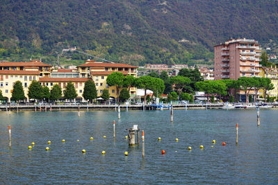 View of buildings in city