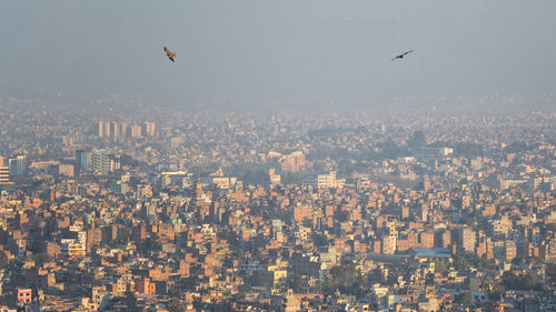 Aerial view of a city