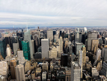 High angle view of cityscape