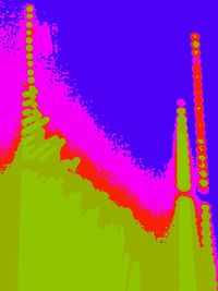 Low angle view of illuminated lights