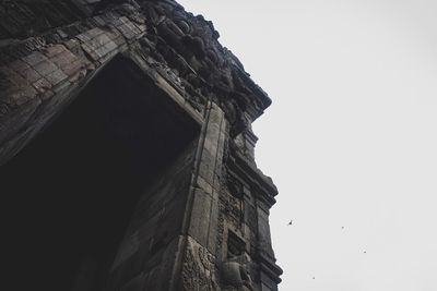 Low angle view of historical building against clear sky