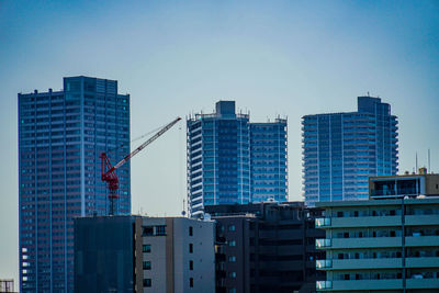 Modern buildings in city