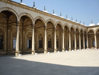 Historic building against clear sky