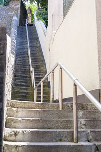 Stairs leading to built structure