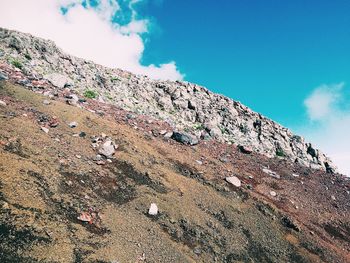 Scenic view of mountain against sky