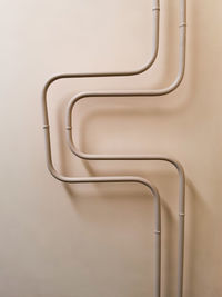 Metal pipes coverd with paint 