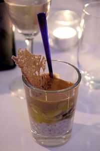 Close-up of food on table