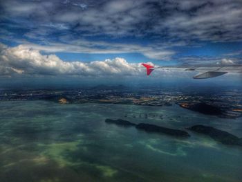 Scenic view of cloudy sky