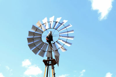 Low angle view of blue sky