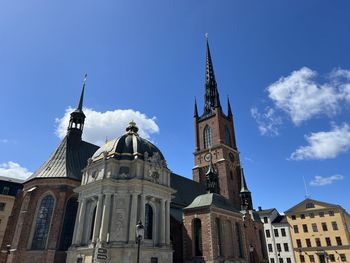 Low angle view of cathedral against sky