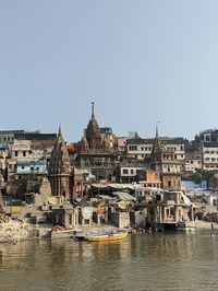 Ganga ghats in beautiful varanasi