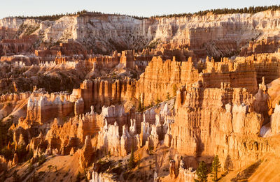 Rock formations in a desert