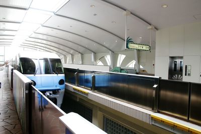 Interior of bus