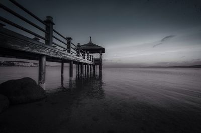 Pier on sea