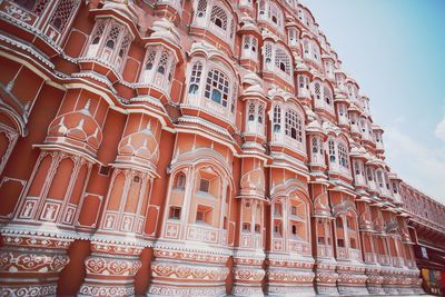 Low angle view of building against sky