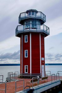 View of lighthouse against sky