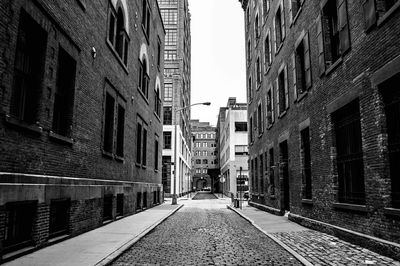 Street amidst buildings in city