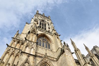 Low angle view of cathedral against sky