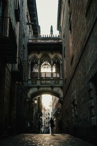 Archway of building