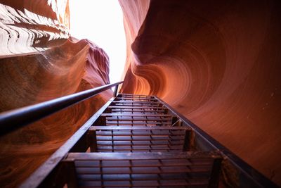 Low angle view of staircase