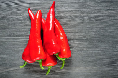 Close-up of red chili peppers