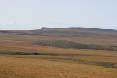 Scenic view of landscape against sky