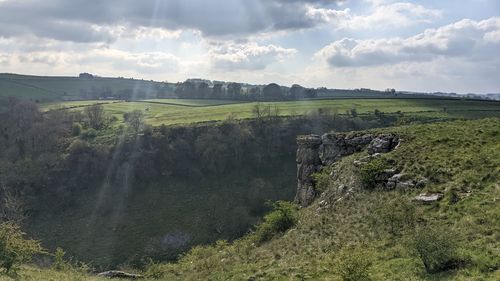 Scenic view of landscape against sky