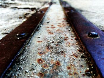 Close-up of rusty metal