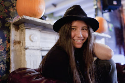 Portrait of a smiling young woman