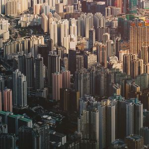 High angle view of cityscape