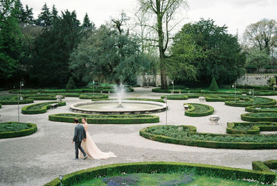 Fountain in park