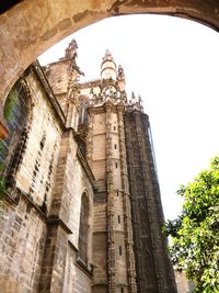 Low angle view of a temple