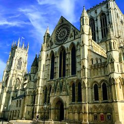 Low angle view of cathedral against sky