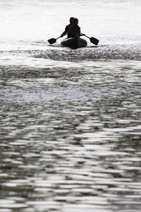 Woman in sea