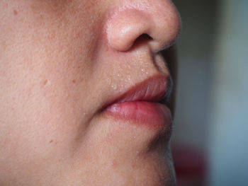 Close-up of woman