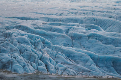 Old glaciers over sea landscape photo